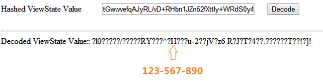 decoded view state value